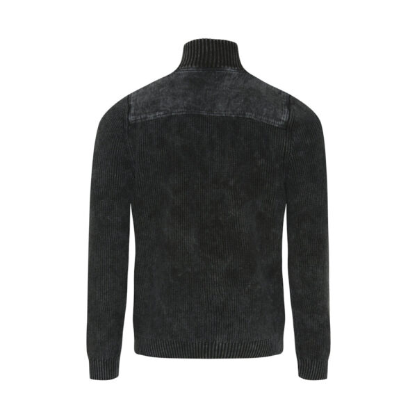 Archie Half Zip Knit 24 7 443 Black