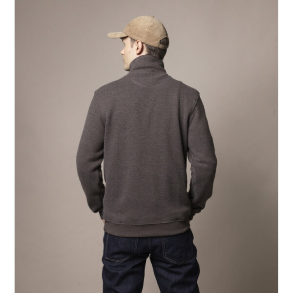 Cromwell Long Sleeve Half Zip Sweater Sweats 12 5005 Dark Charcoal