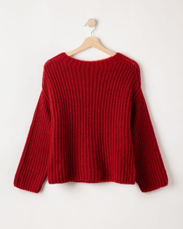 Holebrook Cajsa Sweater, ruby