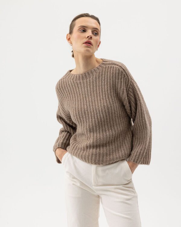 Holebrook Cajsa Sweater, khaki – Bild 2