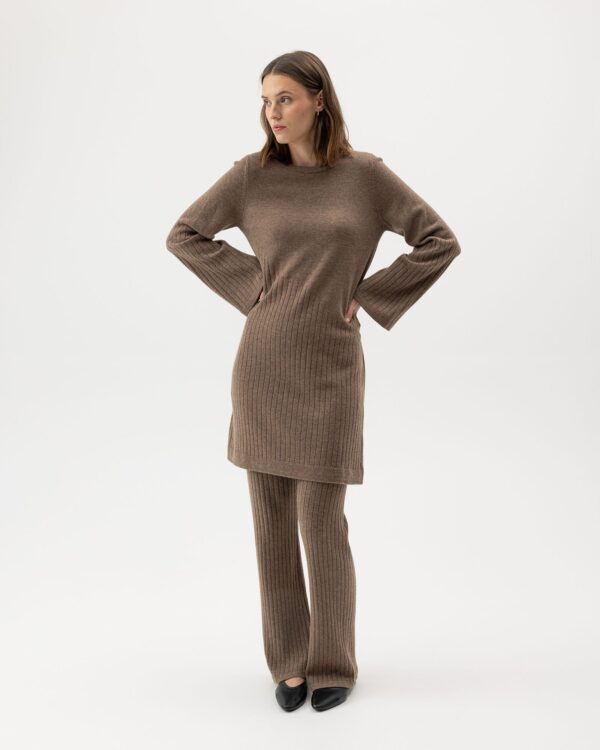 Holebrook Charlotte Dress, oak melange
