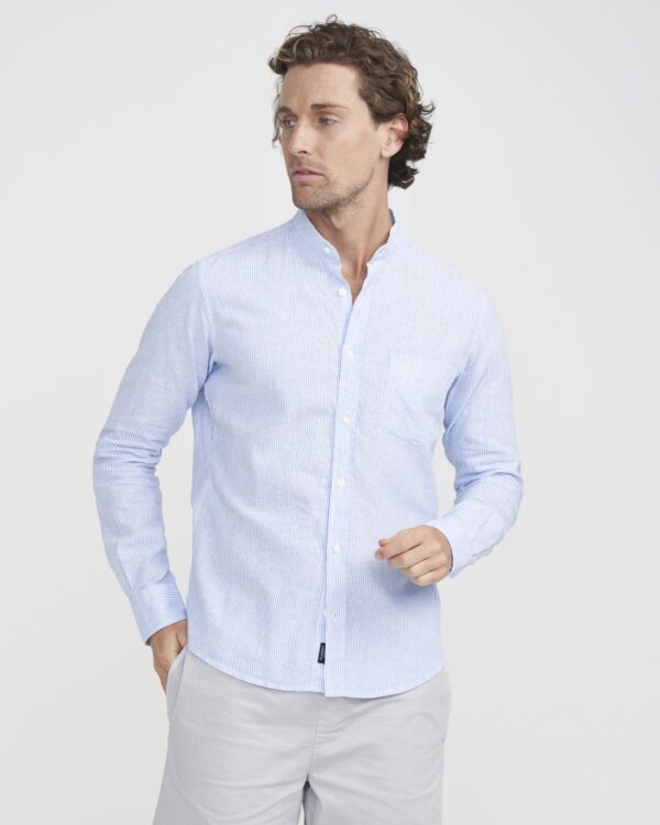 Holebrook Dag Collarless Shirt S21301 248 1