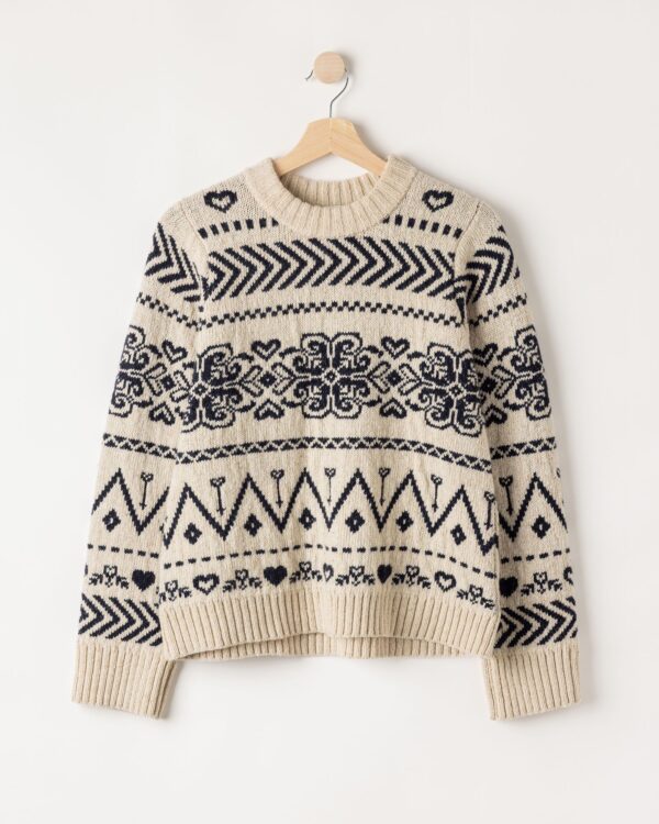 Holebrook Magda Crew, sand/navy
