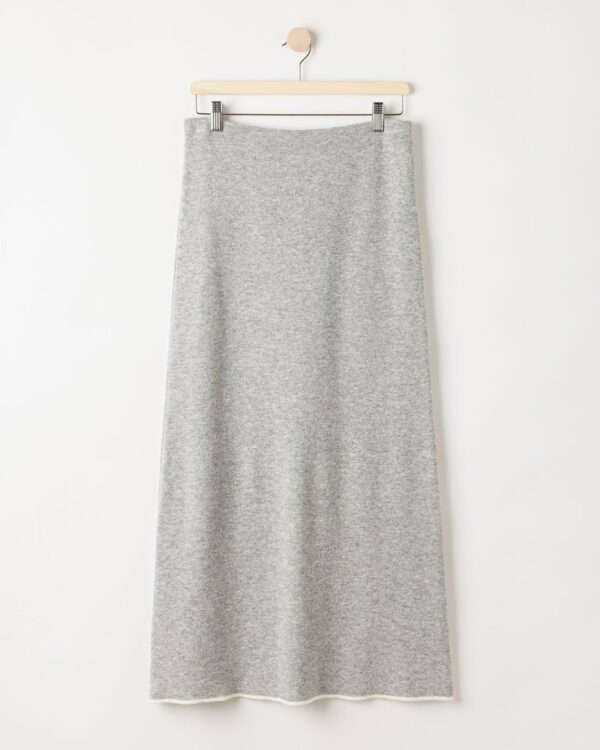 Holebrook Sally Skirt, lt. grey melange