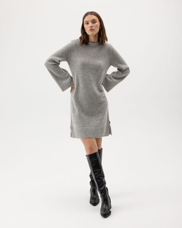 Holebrook Svea Dress, grey melange – Bild 2