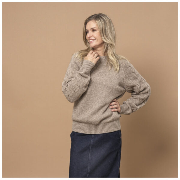 Mirja Cable Knit 24 6 534 1977 Cobblestone 60998da8 1b11 46f0 9c8b